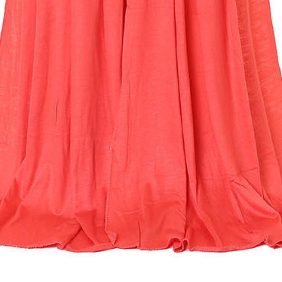 Super soft and stretchy jersey hijabs shawl Coral scarf - Picture 3 of 6
